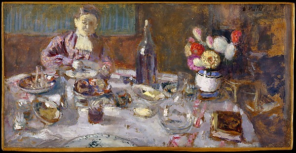 Fascinating Historical Picture of Edouard Vuillard with Luncheon in 1901 