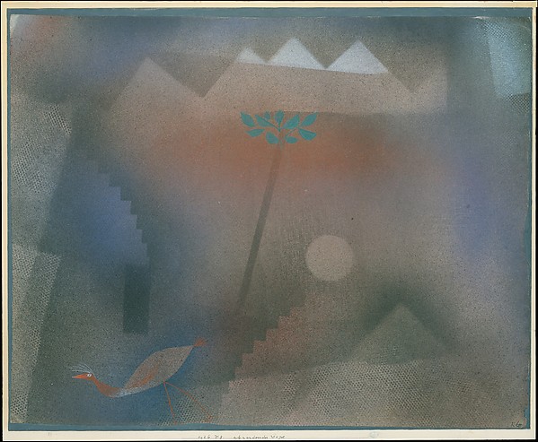 Check Out What Paul Klee and Bird Wandering Off Looked Like  in 1926 