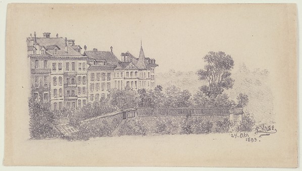 What Did Paul Klee and Junkerngasse in Bern Look Like  in 1893 