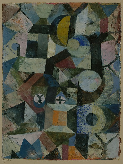What Did  Paul Klee and Composition with the Yellow Half-Moon and the Y Look Like   Ago 