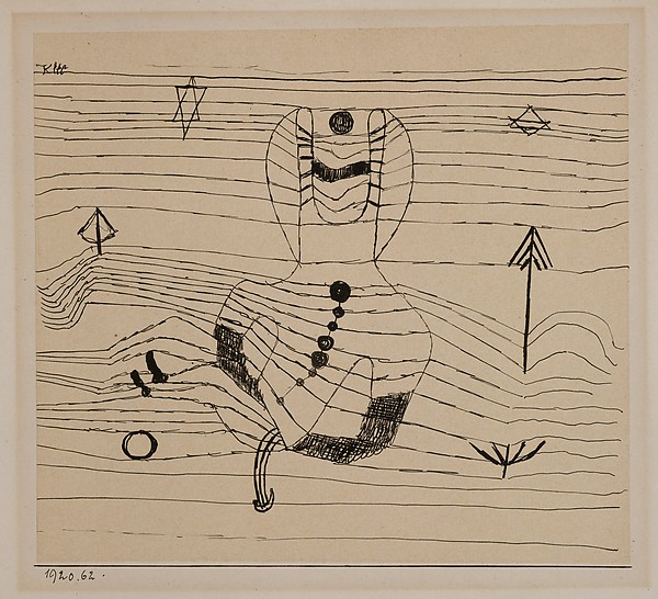 This is What Paul Klee and Rider Unhorsed and Bewitched Looked Like  in 1920 