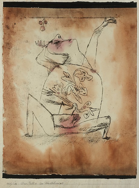 Stunning Image of Paul Klee and The Pathos of Fertility in 1921 
