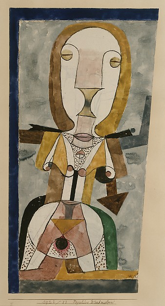 This is What Paul Klee Looked Like  in 1922 