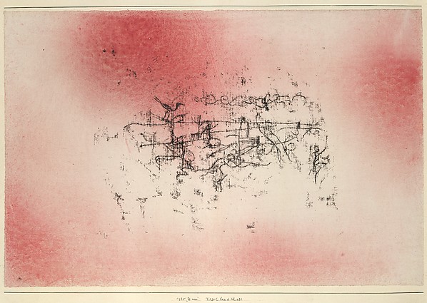 This is What Paul Klee and Bird Landscape Looked Like  in 1925 