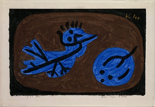 Blue-Bird-Pumpkin by Paul Klee, 1939