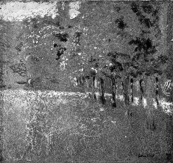 What Did Edouard Vuillard and View of a Park during Rain Look Like  in 1907 