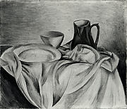 Pitcher and Dishes