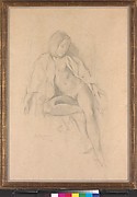 Study for the painting <i>Nude Resting</i>
