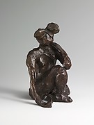 Seated Figure, Right Hand on Ground