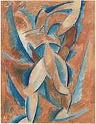 Standing Nude;  afm.: 61,6 x 47,3 cm