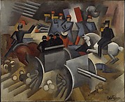 Artillerie; afm.: 130 x 157 cm