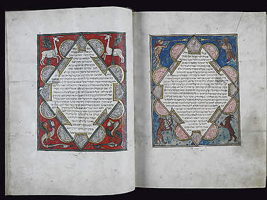 Hebrew Bible: Unicorns and Other Creatures (fols. 440v-441)