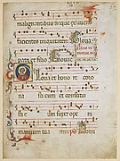 A Female Saint (Possibly Dorothy) in an Initial G