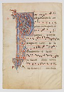 Manuscript leaf from an antiphonary