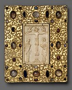 Book Cover with Byzantine Icon of the Crucifixion