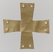Gold Appliqué in the Form of a Cross