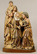 Virgin, Saint John, and Three Holy Women from a Crucifixion