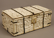 Casket with Romance Scenes