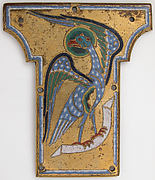 Plaque from a Cross with the Eagle of Saint John