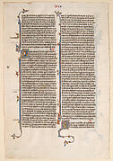 Manuscript Leaf from a Bible