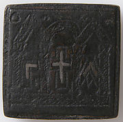 Balance Weight with a Cross and an Architectural Setting