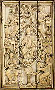 Plaque with Christ in Majesty and the Four Evangelists