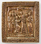 Plaque with Doubting Thomas