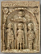 Icon with Christ Pantepotes and the Chorus of Saints