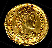 Gold Solidus of Theodosius I (379–95)