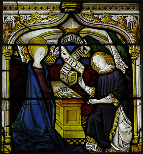 Panel with The Annunciation