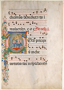 Manuscript leaf from an antiphonary