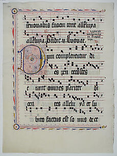 Manuscript Leaf from an Antiphonary