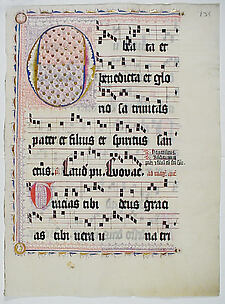 Manuscript Leaf from an Antiphonary