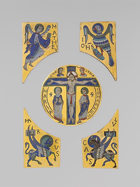The Crucifixion with Symbols of the Evangelists
