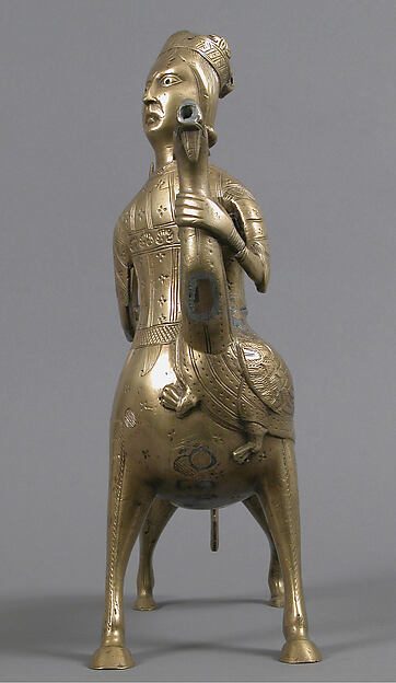 Aquamanile in the Form of a Crowned Centaur Fighting a Dragon