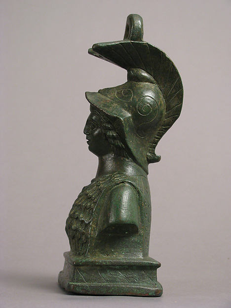 Steelyard Weight with the Bust of Athena