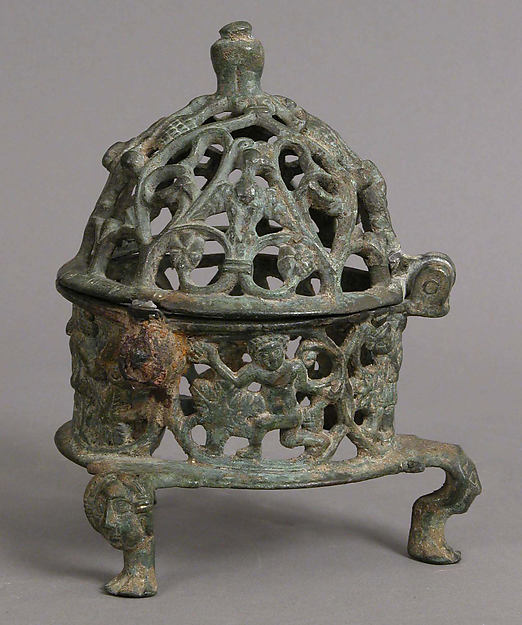 Censer Frame with Inhabited Vine Scroll