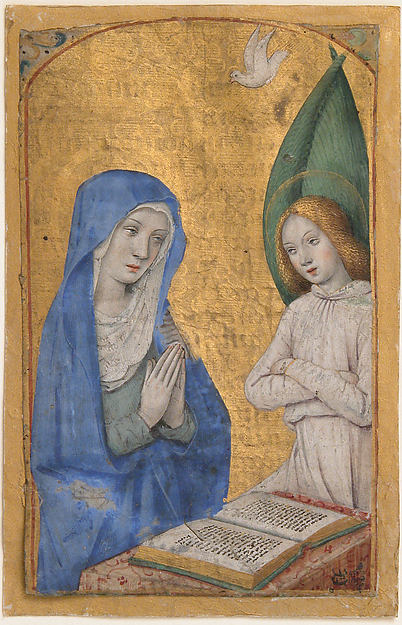 The Annunciation from a Book of Hours