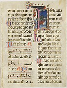 King David in an Initial I