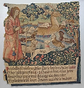 Old Age Drives the Stag out of a Lake and the Hounds Cold, Heat, Anxiety, Vexation, Heaviness, Fear, Age, and Grief Attack Him, (from The Hunt of the Frail Stag)