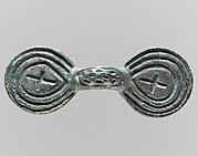 Equal-Arm Brooch with Cross Decoration