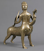 Aquamanile in the Form of a Crowned Centaur Fighting a Dragon