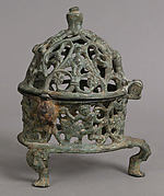 Censer Frame with Inhabited Vine Scroll