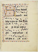 Manuscript Leaf from an Antiphonary