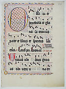 Manuscript Leaf from an Antiphonary
