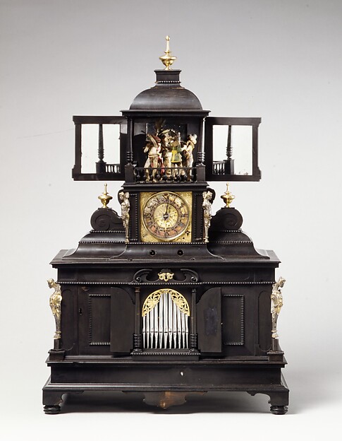 Musical Clock with Spinet and Organ