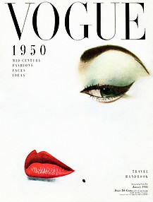 [Cover of Vogue, January 1, 1950]