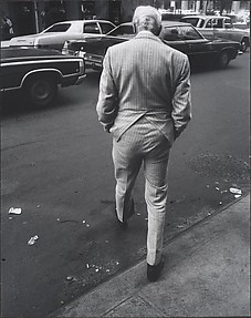 [Street Scene: Man in Pinstripe Suit, New York City]