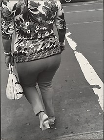 [Street Scene: Woman in Floral Blouse, New York City]