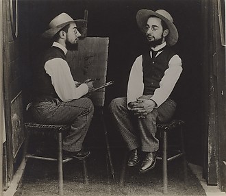 [Henri de Toulouse-Lautrec as Artist and Model]